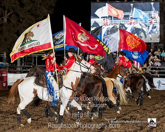 Opening, Awards, Queens, Flags, Anthem, Closing